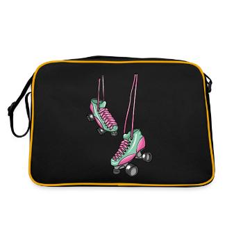 Hanging Skates - Retro Bag - black/gold - Back