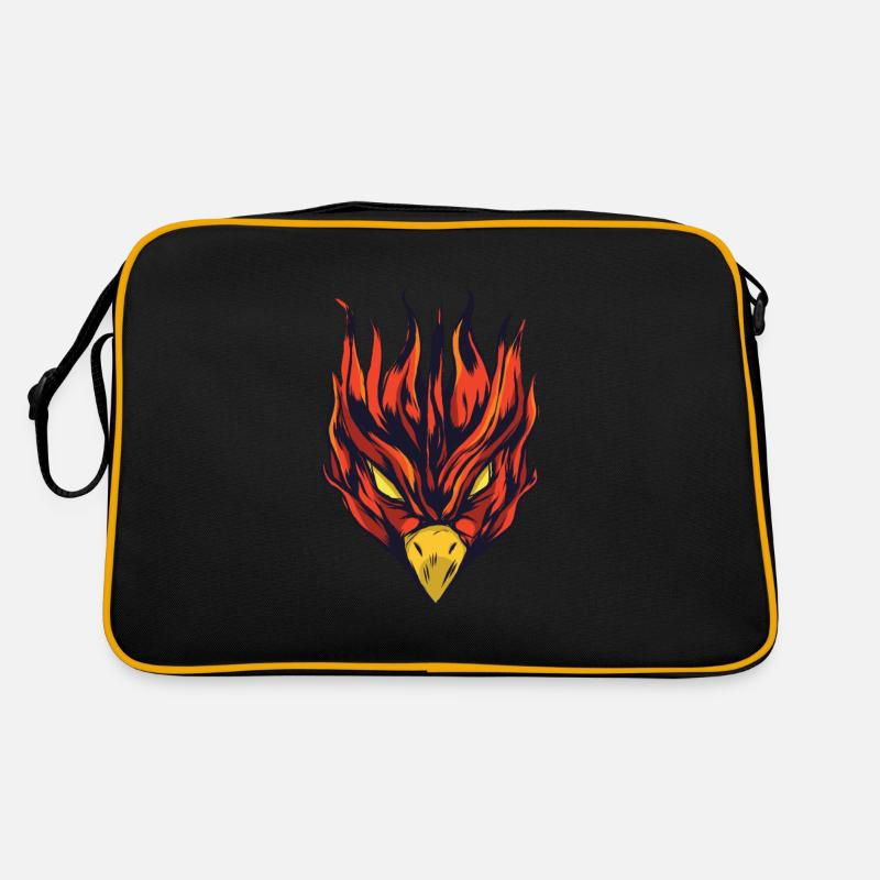 Aigle oiseau tête feu oiseau Sac Retro