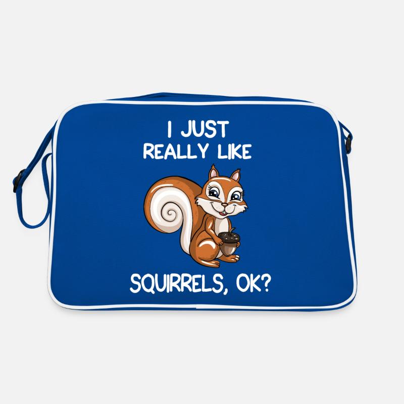 J’aime vraiment les écureuils, OK? Sac Retro