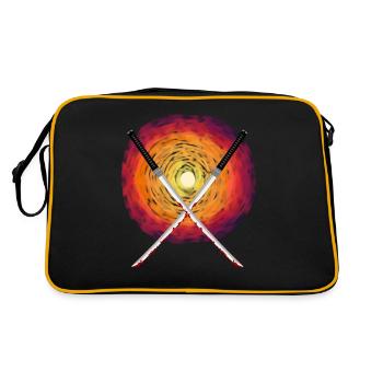 Katana Swords Japan Martial Arts Samurai - Retro Bag - black/gold - Back