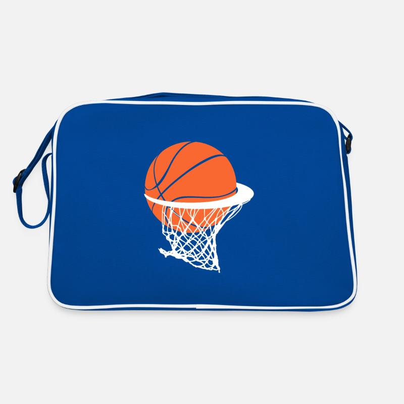 Basketball Korb Retro Tasche