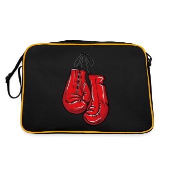 Gants de boxe - Sac Retro - noir/or - Dos