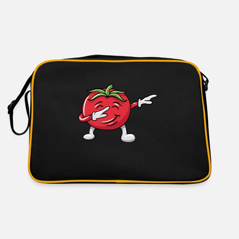 Dabbing Tomato Retro Bag