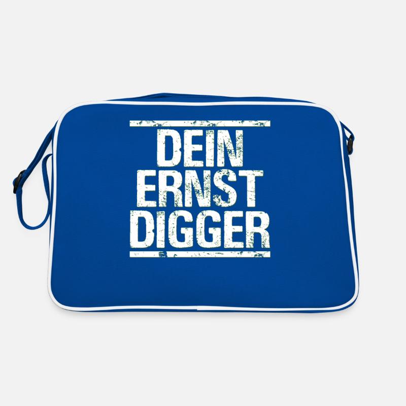 Dein Ernst Sprüche Retro Tasche