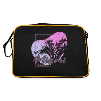 Miami Beach - Sac Retro - noir/or - Dos
