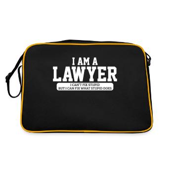 Avocat avocat avocat - Sac Retro - noir/or - Dos