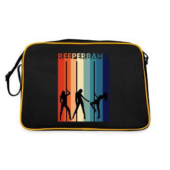 Reeperbahn Vintage retro Hamburg Kiez Strip - Retro Bag - black/gold - Back