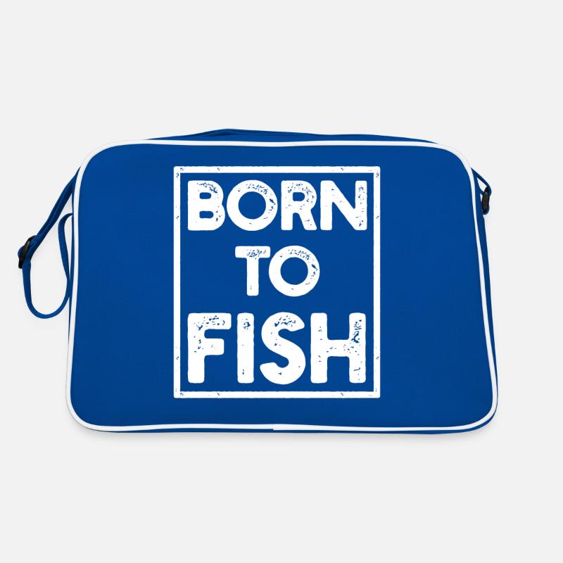 Angeln Angler Retro Tasche