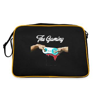 The creation of Michelangelo Gamer gift idea - Retro Bag - black/gold - Back