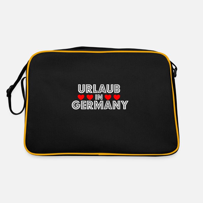Urlaub in Deutschland Urlaub Geschenkidee Retro Tasche