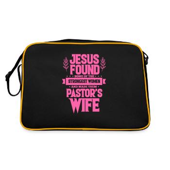 Pastor épouse - Sac Retro - noir/or - Dos