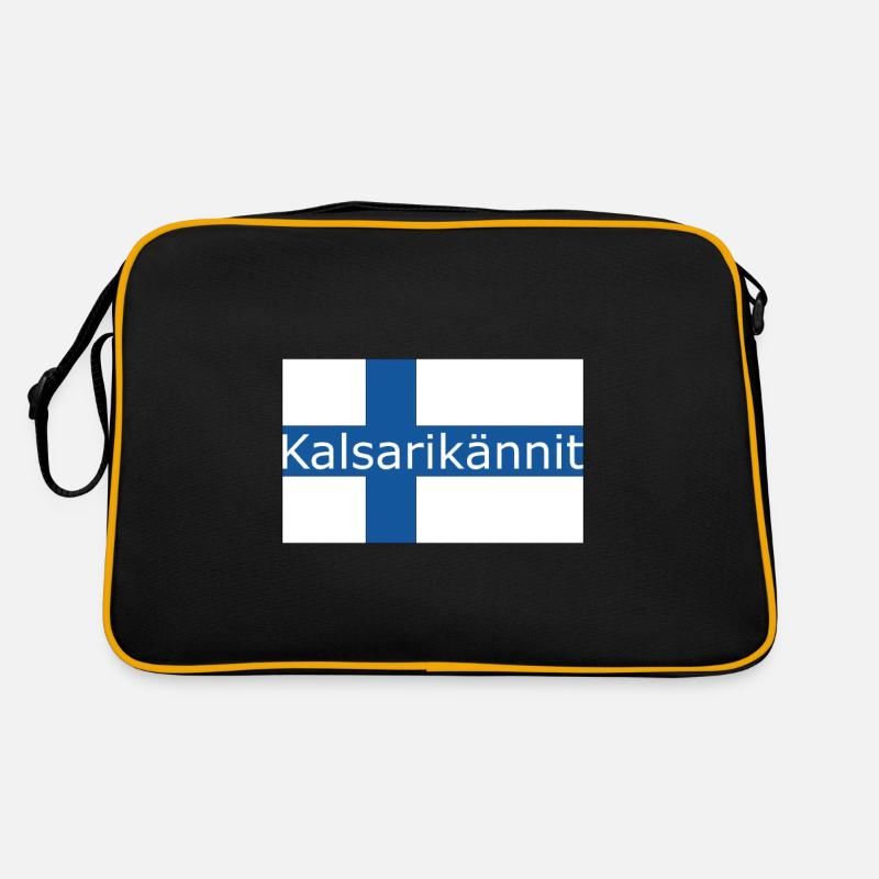 Drapeau Kalsarikännit Finlande Sac Retro