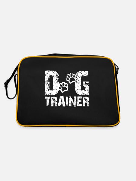 Dog trainer - Retro Bag - black/gold - Back