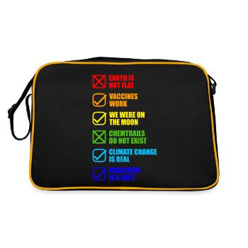 Conspiracy Theories Conspiracy Funny - Retro Bag - black/gold - Back