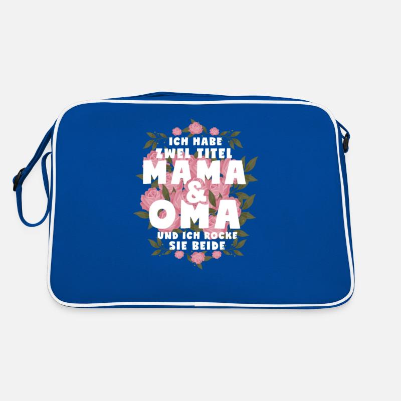 Ich Habe Zwei Titel Mama Und Oma Retro Tasche