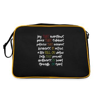 Christian - Sac Retro - noir/or - Dos