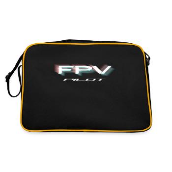 Pilote FPV - Sac Retro - noir/or - Dos