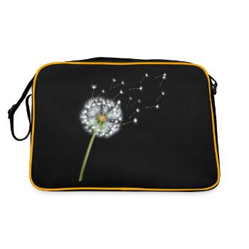 Pissenlit nature jardinier fleurs pissenlit cadeau - Sac Retro - noir/or - Dos