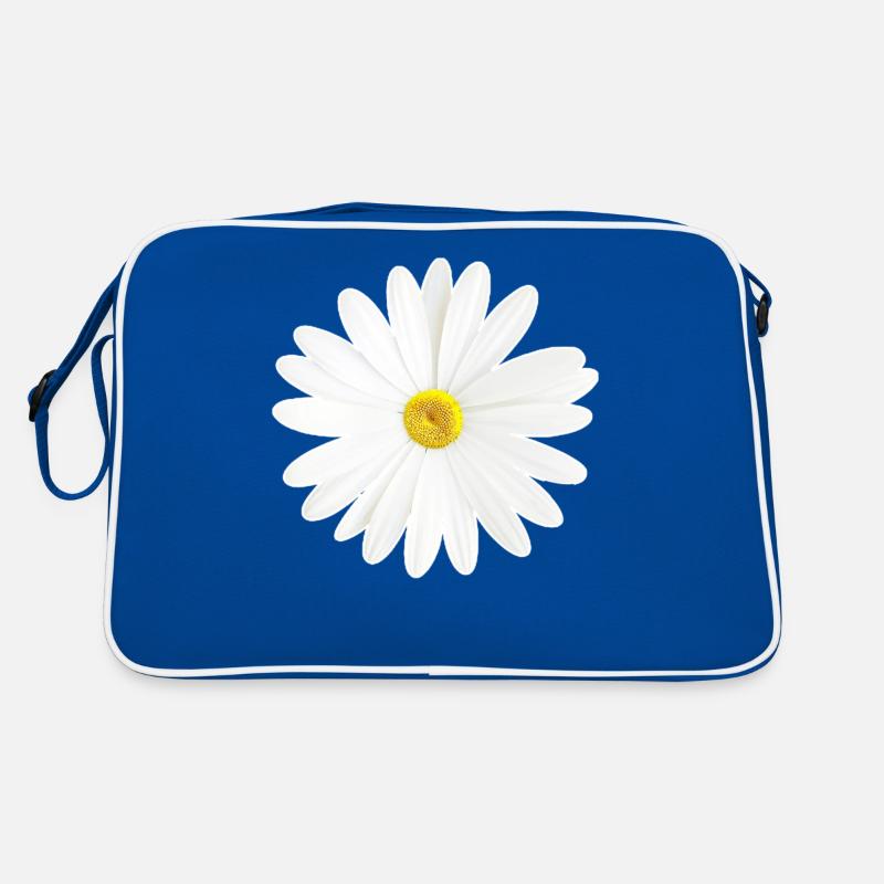 Gänseblümchen Weißes Blümchen Natur Geschenk Retro Tasche