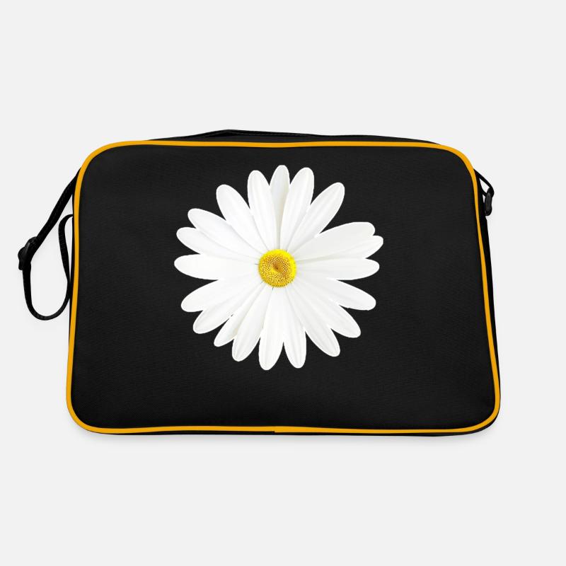 Daisy fleur blanche nature cadeau Sac Retro