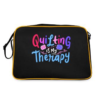 Quilting - Retro Bag - black/gold - Back