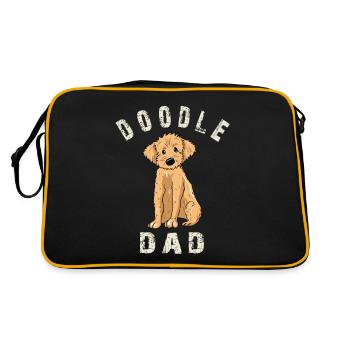Papa Doodle - Sac Retro - noir/or - Dos