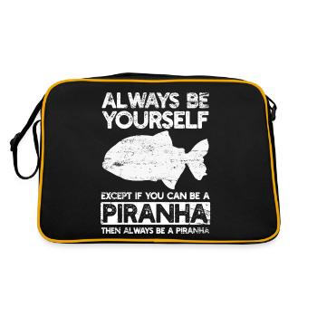 Piranha - Sac Retro - noir/or - Dos