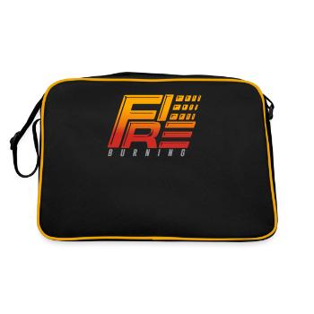 Fire - Retro Bag - black/gold - Back