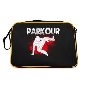 Parkour PK Freerunning Freerunner Tic Tac Ghettoga - Retro Bag - black/gold - Back