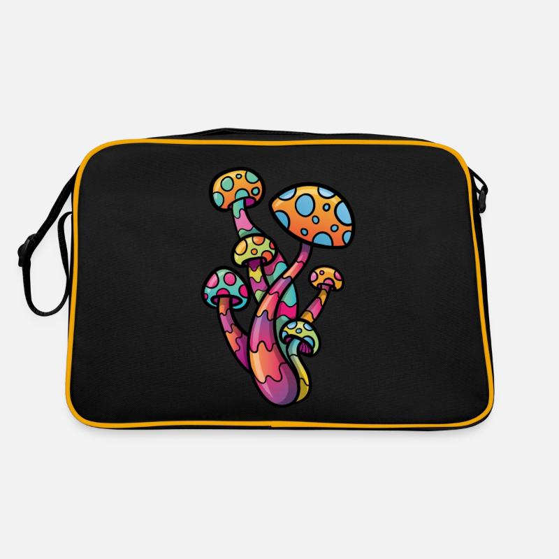 Psychedelic Mushroom Retro Bag