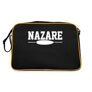 Nazare Portugal - Retro Bag - black/gold - Back