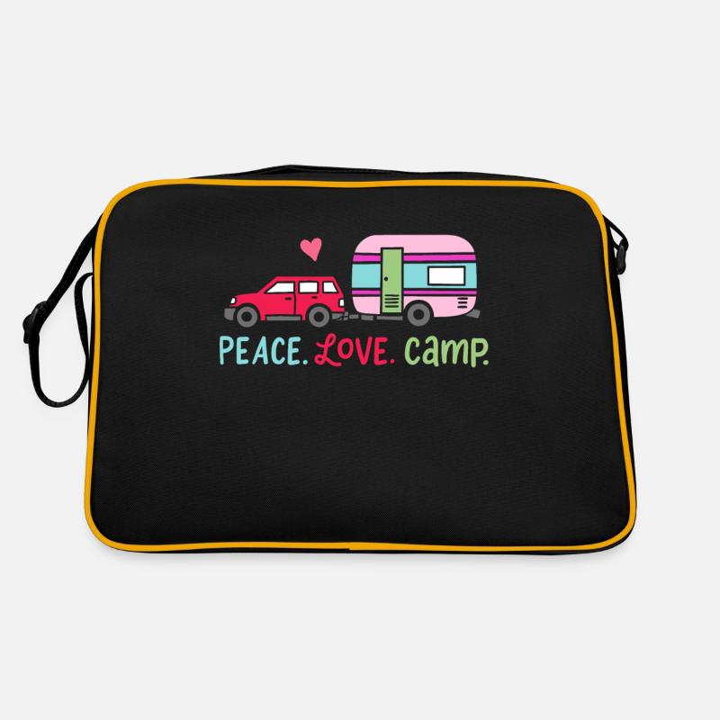 Camping Camping Camper Retro Bag