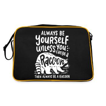 Raton laveur raton laveur - Sac Retro - noir/or - Dos