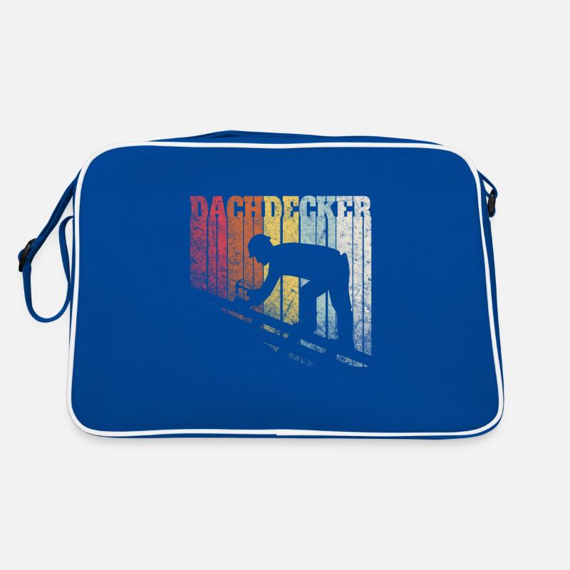 Roofers vintage master apprentice saying gift Retro Bag