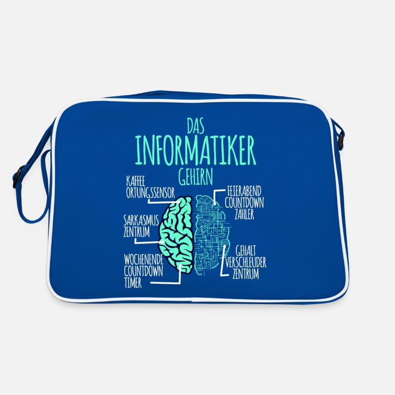 Informatiker Informatik Programmierer Nerd Geek Retro Tasche