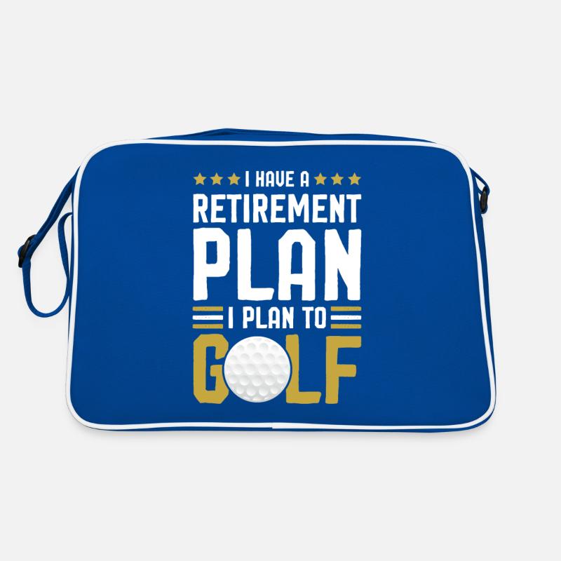 Golf Golfer Spruch Retro Tasche