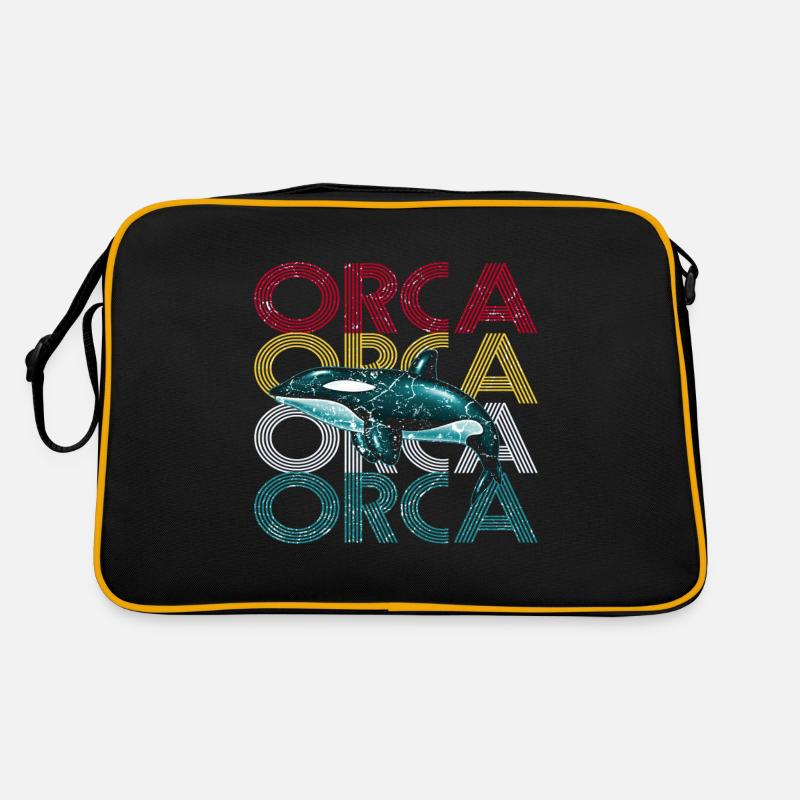 killer whale Retro Bag