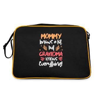 Grand-mère grand-mère - Sac Retro - noir/or - Dos