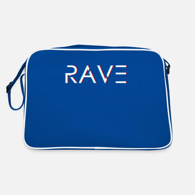 Rave Raven danse Party Techno Électro Cadeau Sac Retro