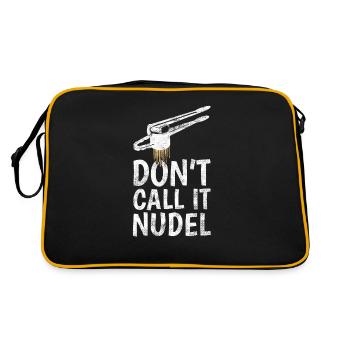 Schwäbisch Spätzle Schwabe dialecte souabe - Sac Retro - noir/or - Dos