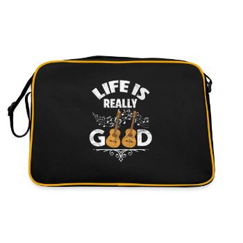 guitar - Retro Bag - black/gold - Back