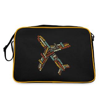 Pilote pilote pilote pilote - Sac Retro - noir/or - Dos