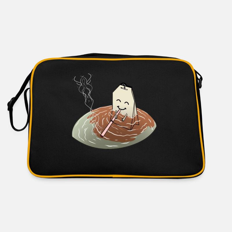 Rauchen Tee Zigarette Joint Kiffen Teebeutel Retro Tasche