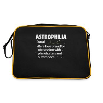 astronomie - Sac Retro - noir/or - Dos