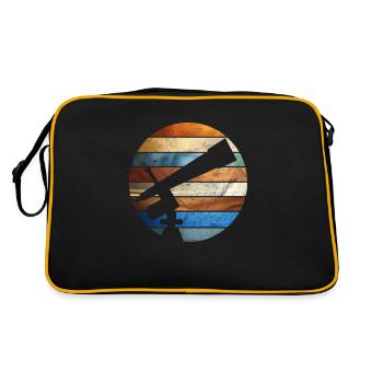 Astronomie - Sac Retro - noir/or - Dos