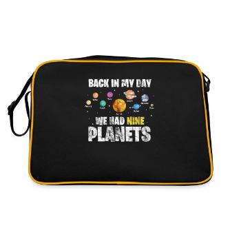 Astronomy planets - Retro Bag - black/gold - Back