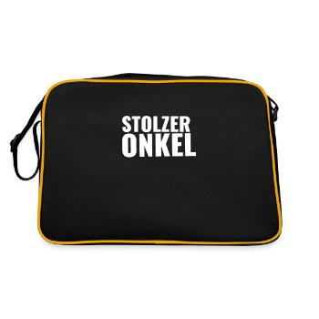 Fier oncle - Sac Retro - noir/or - Dos