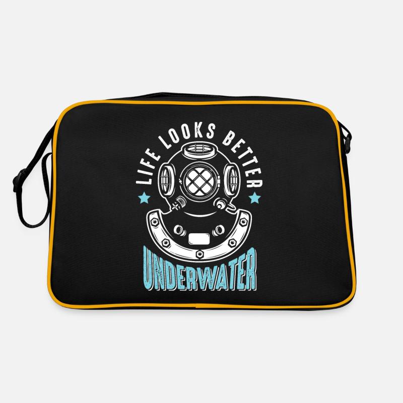 Plongée Plongée Apnée Plongée - Sac Retro - noir/or