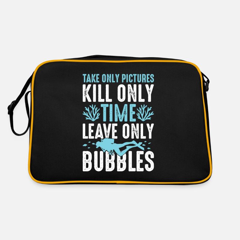 Dive diver Diving saying Retro Bag