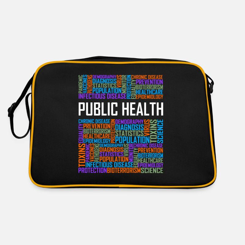 Mots de santé publique Sac Retro